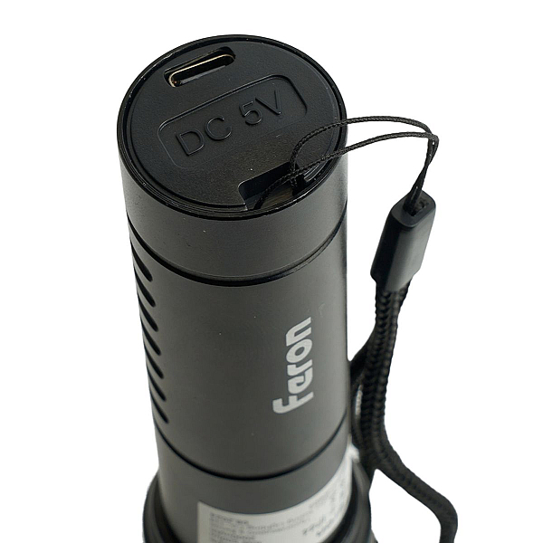 Фонарь ручной Feron TH2411 с аккумулятором TYPE-C ZOOM 51619