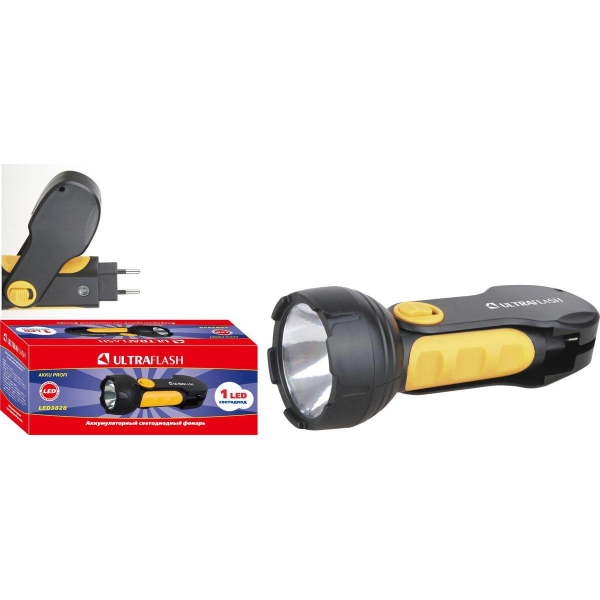 Рабочий светодиодный фонарь Ultraflash Accu Profi аккумуляторный 155х50 25 лм LED3828 10922 Рабочий светодиодный фонарь Ultraflash Accu Profi аккумуляторный 155х50 25 лм LED3828 10922
