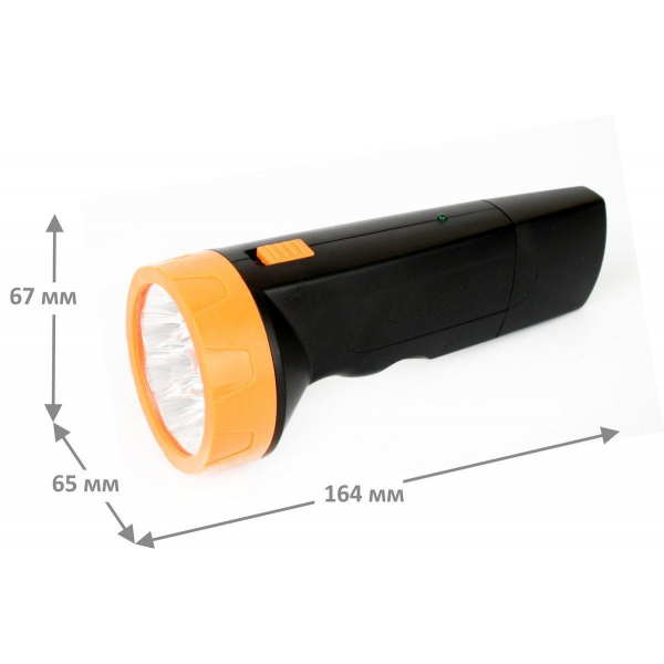 Рабочий светодиодный фонарь Ultraflash Accu Profi аккумуляторный 160х70 18 лм LED3829 11240