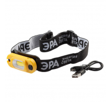 Налобный светодиодный фонарь ЭРА Практик аккумуляторный 150 лм GA-801 Б0030186