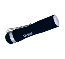 Карманный светодиодный фонарь Uniel от батареек 95х20 25 лм S-LD045-B Black UL-00000207