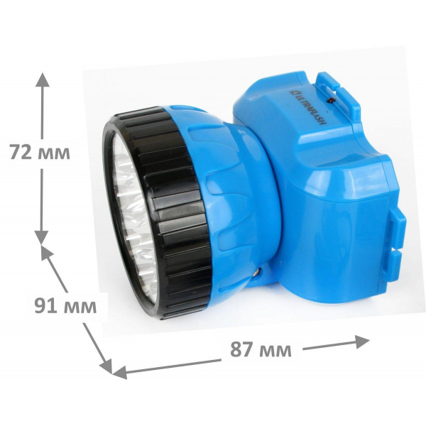 Налобный светодиодный фонарь Ultraflash Headlite аккумуляторный 90х75 30 лм LED5361 12420