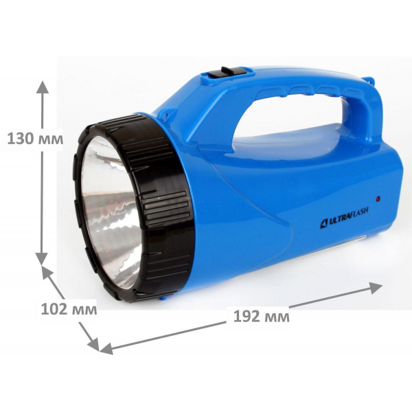 Рабочий светодиодный фонарь Ultraflash Accu Profi аккумуляторный 195х125 120 лм LED3818SM 12889
