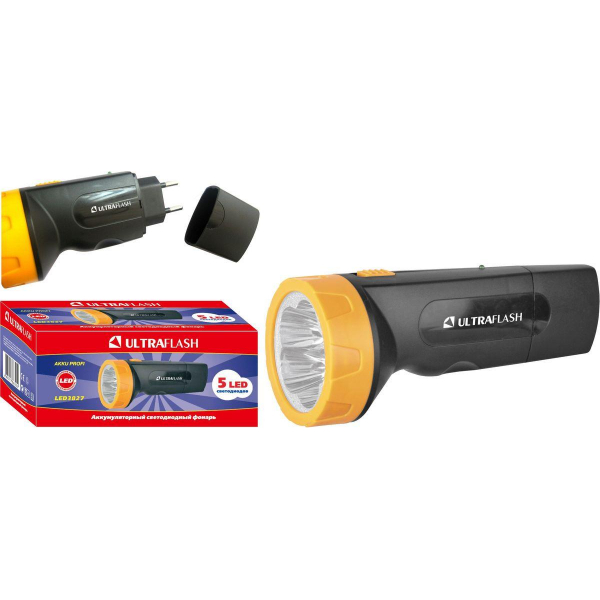 Рабочий светодиодный фонарь Ultraflash Accu Profi аккумуляторный 130х60 18 лм LED3827 11241 Рабочий светодиодный фонарь Ultraflash Accu Profi аккумуляторный 130х60 18 лм LED3827 11241