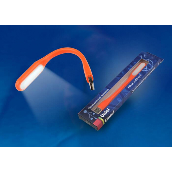 Переносной светодиодный фонарь Uniel Usb-зарядка 170х15 260 лм TLD-541 Orange UL-00000252 Переносной светодиодный фонарь Uniel Usb-зарядка 170х15 260 лм TLD-541 Orange UL-00000252
