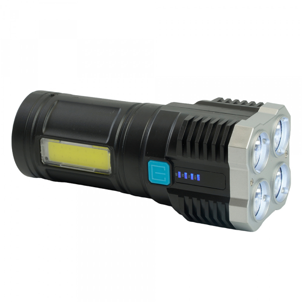 Фонарь ручной Feron TH2409 с аккумулятором USB ZOOM 48789 Фонарь ручной Feron TH2409 с аккумулятором USB ZOOM 48789
