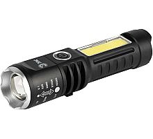 Светодиодный фонарь ЭРА UA-403 универсальный аккумуляторный 5 Вт LED + 3 Вт COB оптический Zoom 4 режима USB type C Б0069805
