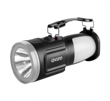 Прожекторный светодиодный фонарь на солнечной батарее ФАZA аккумуляторный 132 лм 180х100 AccuF8-L1W-L24-bk