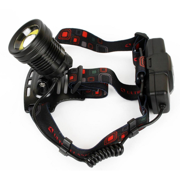 Налобный светодиодный фонарь Ultraflash Headlite аккумуляторный 100х90 300 лм E1335 13905 Налобный светодиодный фонарь Ultraflash Headlite аккумуляторный 100х90 300 лм E1335 13905