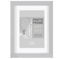 Фоторамка Innova PI09926 Ф/рамка 15*20cm Block frame под фото 10*15 см, серый, МДФ (4/720) Б0046306