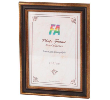 Фоторамка FA пластик Оптима тёмный орех 10х15 (40/1280) Б0039866