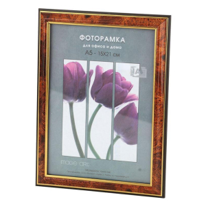 Фоторамка Interior Office 282/104 10*15 темный орех (50/2000) Б0030656