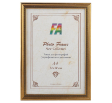 Фоторамка FA Пластик Касабланка орех с золотом 10х15 (36/1260) Б0039822