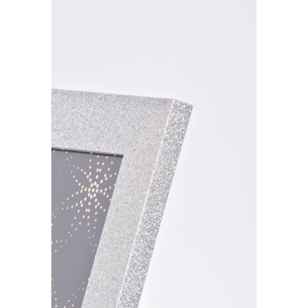 Фоторамка Innova PI00246 Ф/рамка 13*18cm Glitter, серебро, МДФ (6/1800) Б0046317