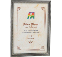 Фоторамка FA пластик Кружево сталь 21х30 (27/378) Б0029355
