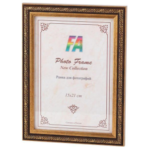 Фоторамка FA пластик Нива старое золото 15х21 (30/840) Б0039927