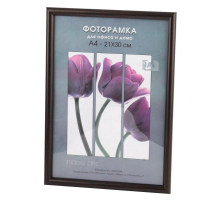 Фоторамка Светосила Радуга 21x30 Кофе, со стеклом (25/500) Б0030602