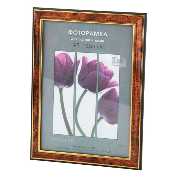 Фоторамка Interior Office 282/104 21*30 темный орех (25/750) Б0030658