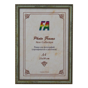 Фоторамка FA пластик Кружево голубой 30х40 (15/180) Б0035282