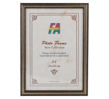 Фоторамка FA пластик Карат коричневый 10х15 (40/1400) Б0030369