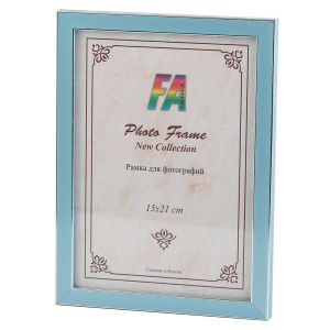 Фоторамка FA Пластик Акварель голубой 15х21 (40/840) Б0039827