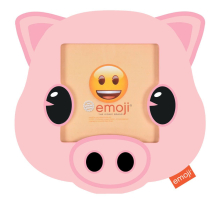 Фоторамка Innova PI09817 Ф/рамка 10*10cm Emoji pig, пластик (6/48/864) Б0037342