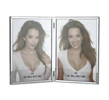 Фоторамка Image Art 6025/2-8S, двойная 21*30, серебро (6/12/240) Б0013018