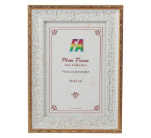 Фоторамка FA пластик Пастель белый 10x15 (40/960) Б0021233