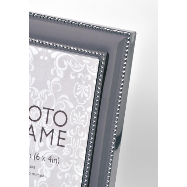 Фоторамка Innova PM07933 Ф/рамка 10*15cm Double Beaded, серый, металл (6/12/480) Б0046324