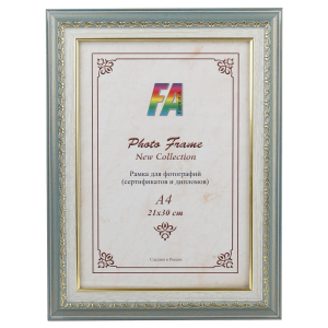 Фоторамка FA пластик Гардины бирюза 10х15 (36/1440) Б0034901