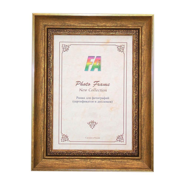 Фоторамка FA пластик Монарх золотая патина 40х60 (6/48) Б0030372