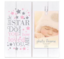 Фоторамка Innova PI09983 Ф/рамка 10*15 Baby GIRL, белая, МДФ (6/432) Б0037315