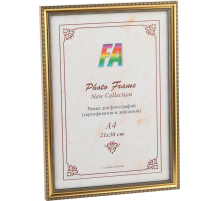Фоторамка FA пластик Кружево золото 30х40 (15/180) Б0035285