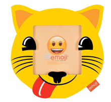 Фоторамка Innova PI09824 Ф/рамка 10*10cm Emoji cat, пластик (6/768) Б0037347