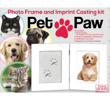 Фоторамка Innova PI09986 Ф/рамка 1 фото 13*18+набор для лепки, Photo and Imprint kit, белая, пластик (6/24/4 Б0037339