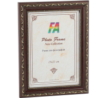 Фоторамка FA пластик Майолика баклажан бордо 10x15 (36/864) Б0021189