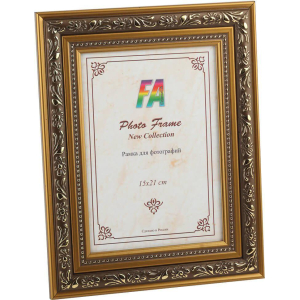 Фоторамка FA пластик Гобелен золото 10x15 (36/648) Б0020860