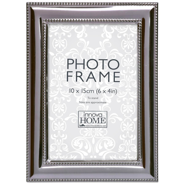 Фоторамка Innova PM07934 Ф/рамка 13*18cm Double Beaded, серый, металл (6/12/600) Б0046325