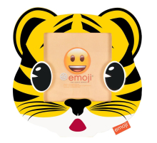 Фоторамка Innova PI09823 Ф/рамка 10*10cm Emoji tiger, пластик (6/768) Б0037346