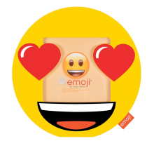 Фоторамка Innova PI09827 Ф/рамка 10*10cm Emoji smiley heart eyes , пластик (6/768) Б0037349