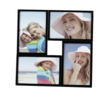 Фоторамка Image Art 6044/4-4B, 4 в 1, 10*15, черная (12/384) Б0014821