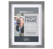 Фоторамка Innova PM09956 Ф/рамка 13*18cm Stainless Steel, серый, металл (6/36/720) Б0046327