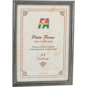Фоторамка FA пластик Кружево сталь 10х15 (48/1680) Б0035289