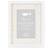Фоторамка Innova PI08350 Ф/рамка 10*15cm Baby Shiny Stars, белая, МДФ (6/24/288) Б0046318