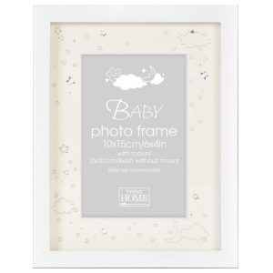Фоторамка Innova PI08350 Ф/рамка 10*15cm Baby Shiny Stars, белая, МДФ (6/24/288) Б0046318