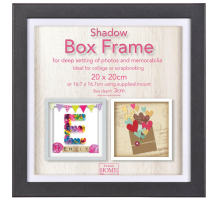 Фоторамка Innova PI01578 Ф/рамка 30*30cm Shadow Box Black (окно 25*25см), черный, МДФ (6/144) Б0046301