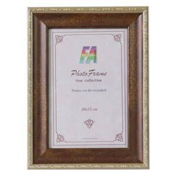 Фоторамка FA пластик Пастель коричневый 10x15 (40/1120) Б0021239