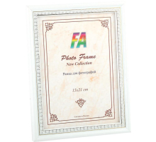 Фоторамка FA пластик Касабланка белый 10х15 (36/1080) Б0034884