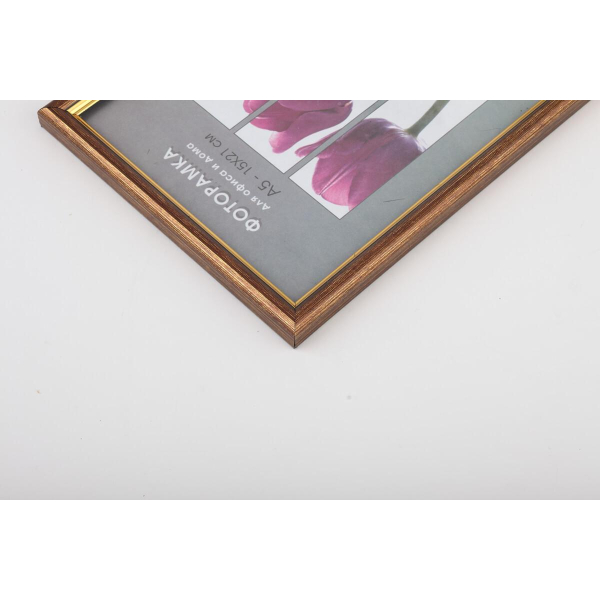 Фоторамка Interior Office 580/1 15*21 латунь (25/800) Б0030685