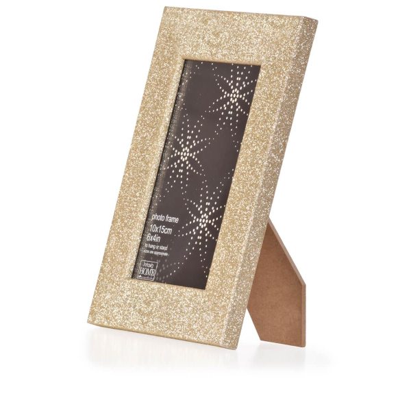 Фоторамка Innova PI00244 Ф/рамка 13*18cm Glitter, золото, МДФ (6/1800) Б0046315